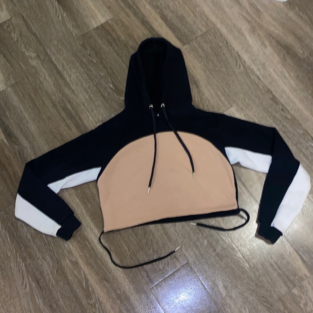 Tiger Mist cropped hoodie